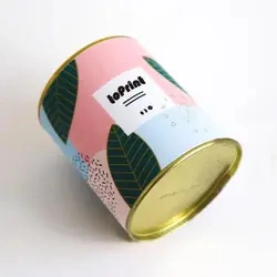 Eco Composite Tea Tin Packaging Cardboard Box